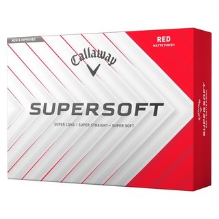 Callaway Supersoft Matte palline da golf, rosse