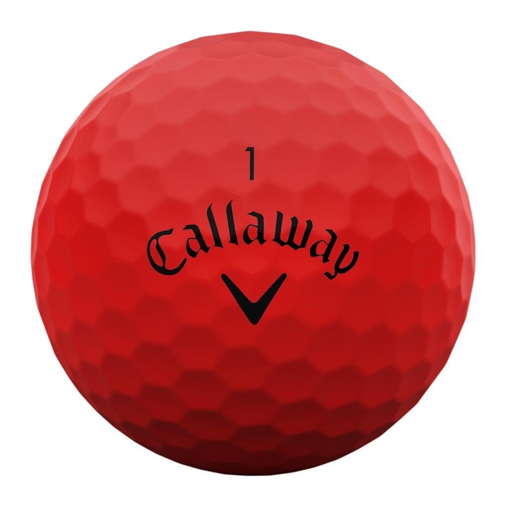 Callaway Supersoft Matte palline da golf, rosse