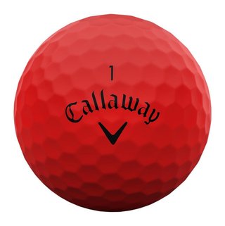 Callaway Supersoft Matte palline da golf, rosse
