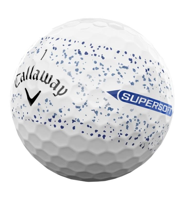 Callaway Supersoft Splatter 360 Blue palline da golf