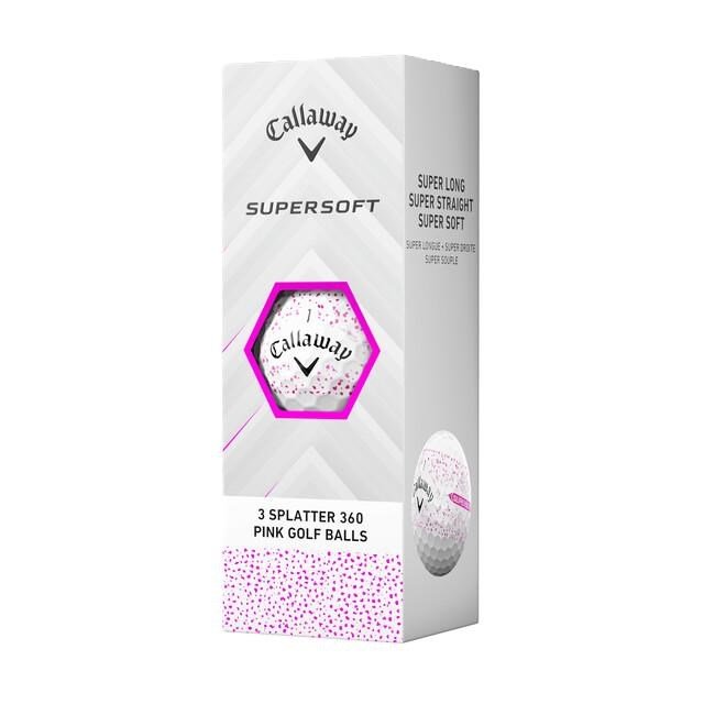 Callaway Supersoft Splatter 360 Pink palline da golf
