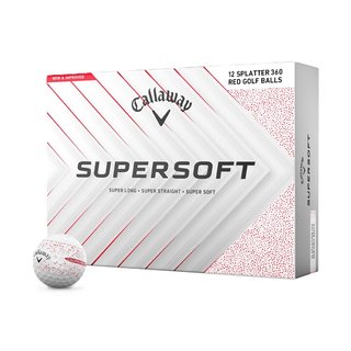 Callaway Supersoft Splatter 360 Red palline da golf