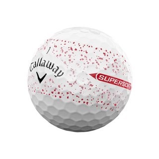 Callaway Supersoft Splatter 360 Red palline da golf