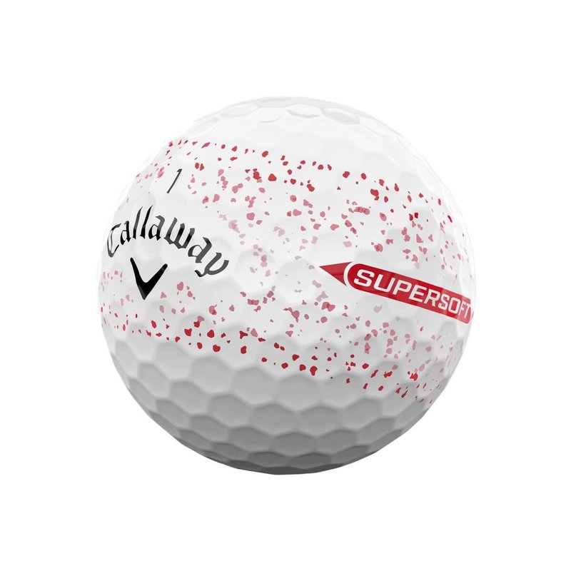 Callaway Supersoft Splatter 360 Red palline da golf