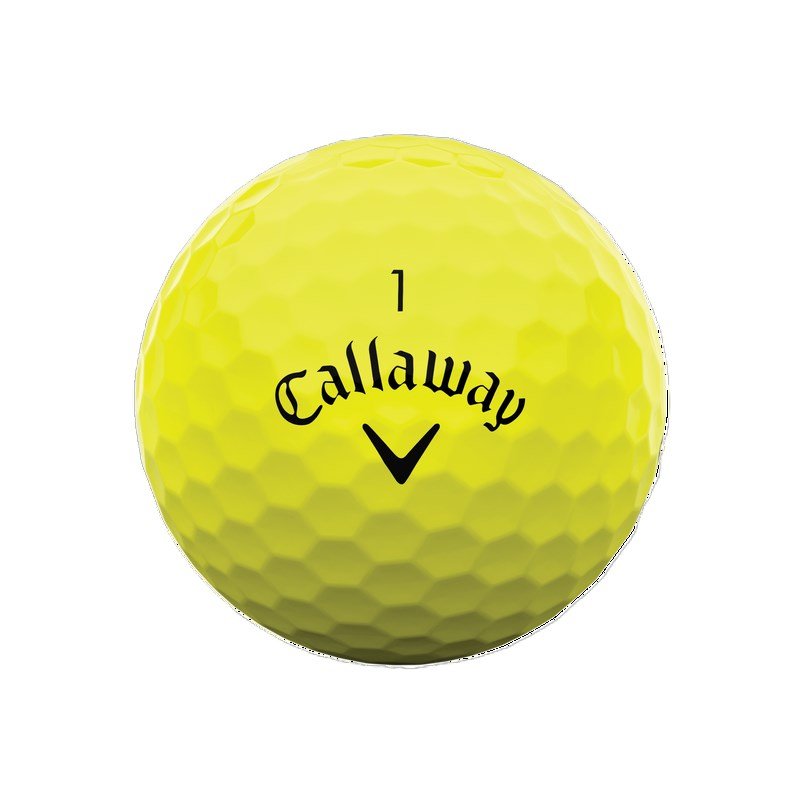 Callaway Warbird Distance+ palline da golf, gialle