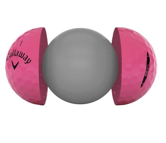 Callaway REVA palline da golf, rosa