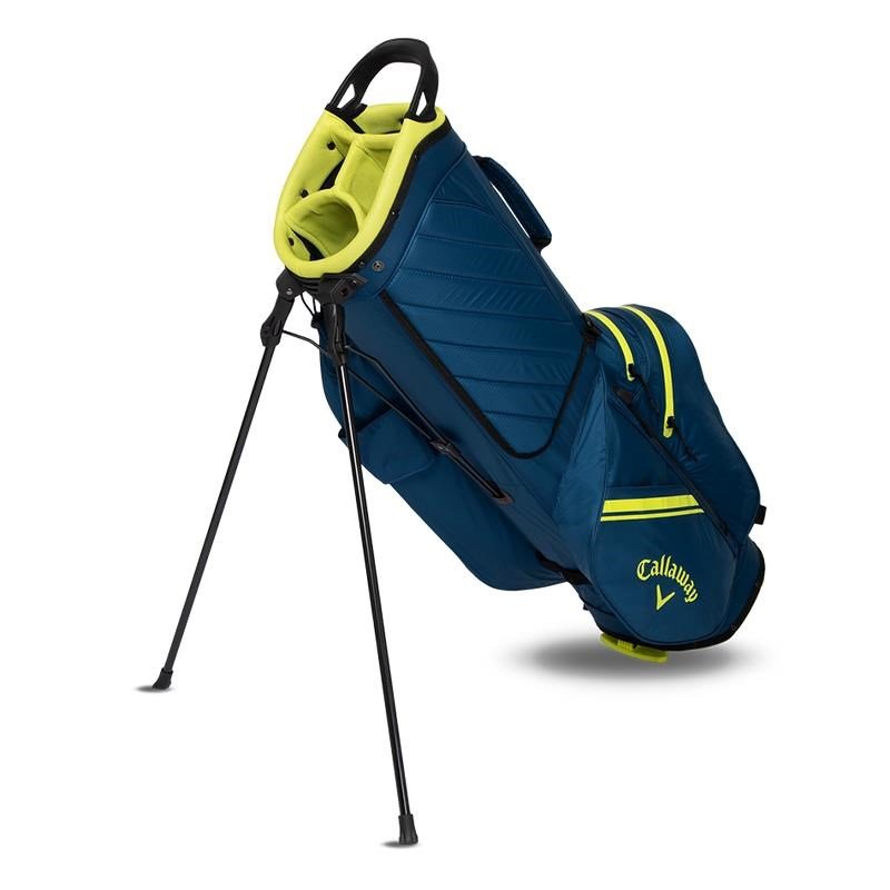 Callaway Chase Dry stand bag, blu navy/giallo fluorescente