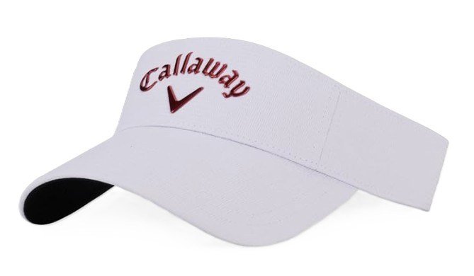 Callaway Liquid metal visiera, bianco/cardinal