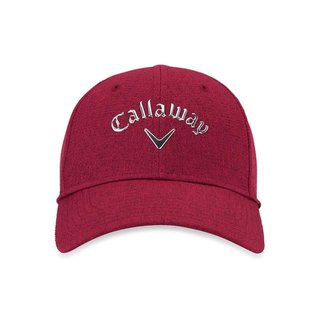 Callaway Liquid Metal Adjustable cappellino da donna, rosso prugna/argento