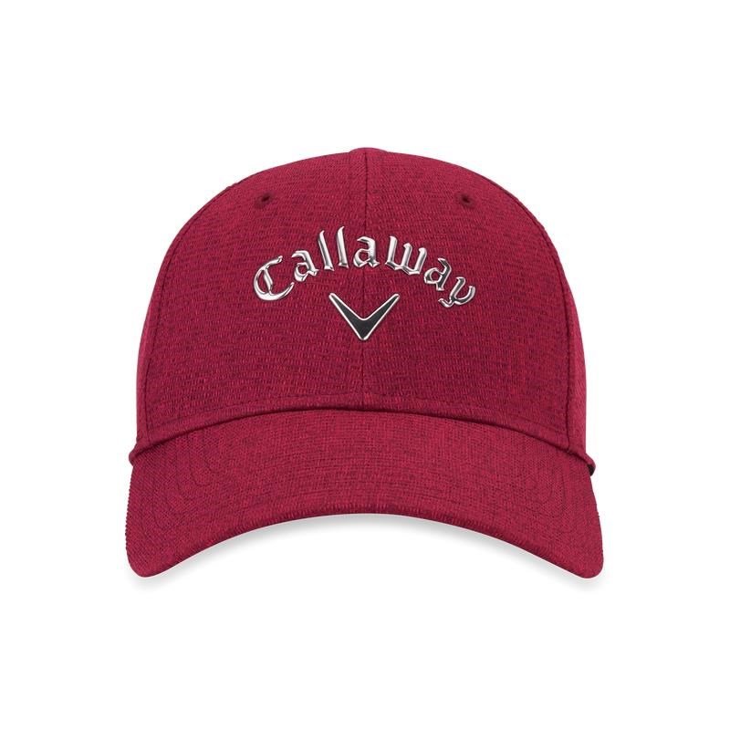 Callaway Liquid Metal Adjustable cappellino da donna, rosso prugna/argento