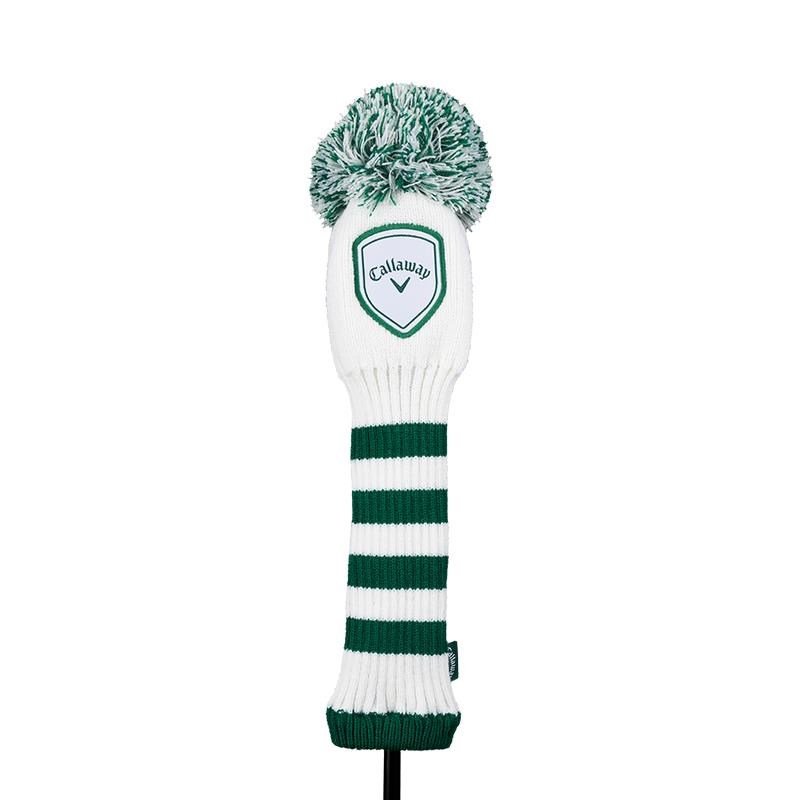 Callaway Pom Pom Driver headcover, bianco/verde