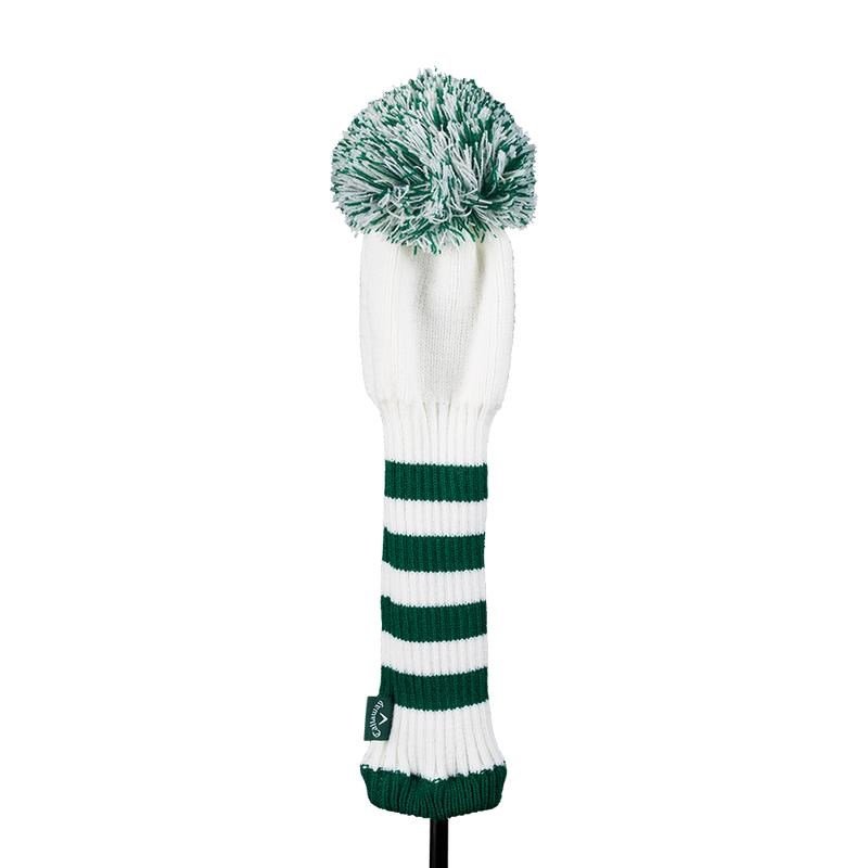Callaway Pom Pom Driver headcover, bianco/verde