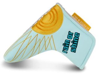 Callaway Rain Or Shine Blade Putter copritesta, bianco/blu