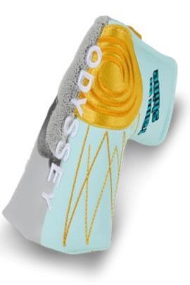 Callaway Rain Or Shine Blade Putter copritesta, bianco/blu