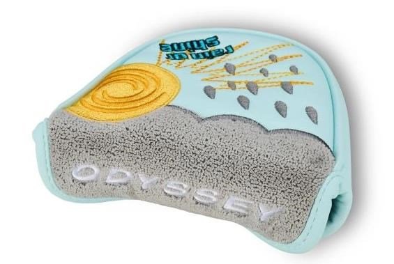 Callaway Rain Or Shine Mallet Putter headcover, bianco/blu