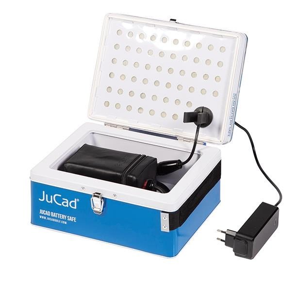 JuCad Battery safe accessorio, blu/bianco