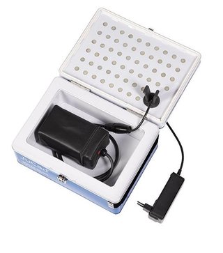 JuCad Battery safe accessorio, blu/bianco