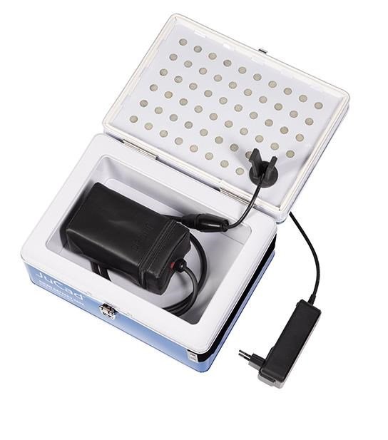JuCad Battery safe accessorio, blu/bianco