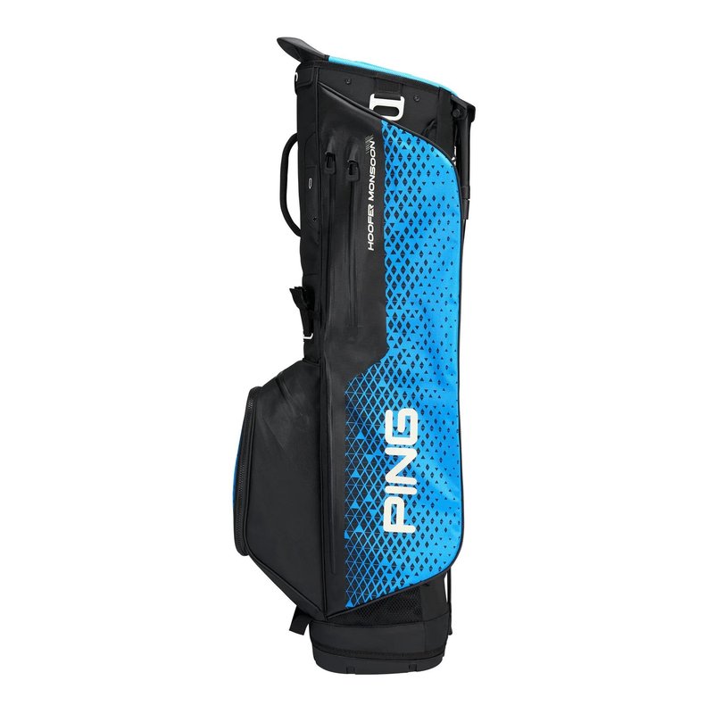 PING Hoofer Monsoon stand bag, nero/blu