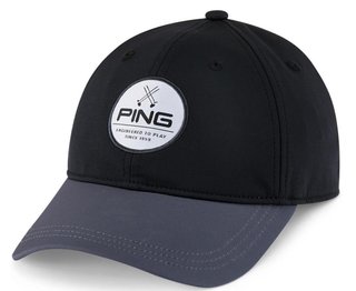 PING Engineered To Play cappellino da golf da uomo, nero/asfalto