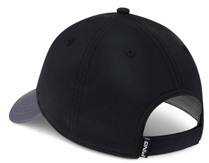 PING Engineered To Play cappellino da golf da uomo, nero/asfalto