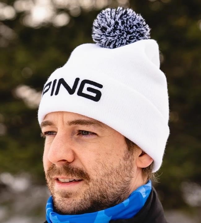 PING Classic Bobble berretto invernale, bianco