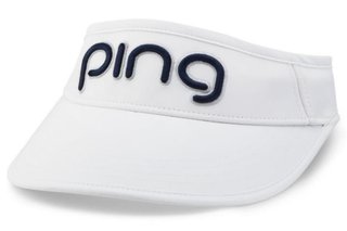 PING Tour visiera da donna, bianca
