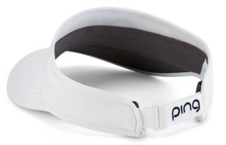 PING Tour visiera da donna, bianca
