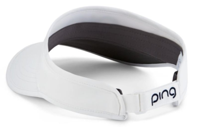 PING Tour visiera da donna, bianca