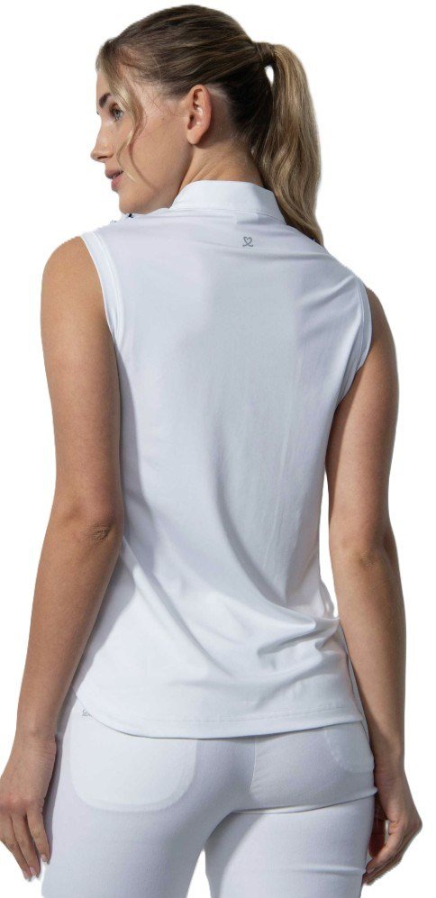 Daily Sports ISTRES Sleeveless polo da donna, bianco