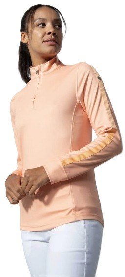Daily Sports Anna manica lunga polo da donna, salmone