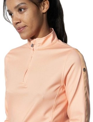 Daily Sports Anna manica lunga polo da donna, salmone