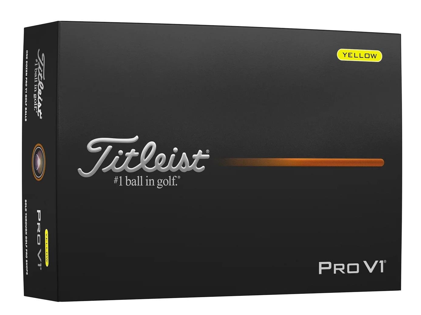 Titleist Pro V1 palline da golf 2025 (12 palline), gialle
