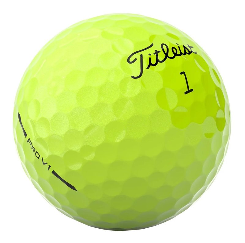Titleist Pro V1 palline da golf 2025 (12 palline), gialle
