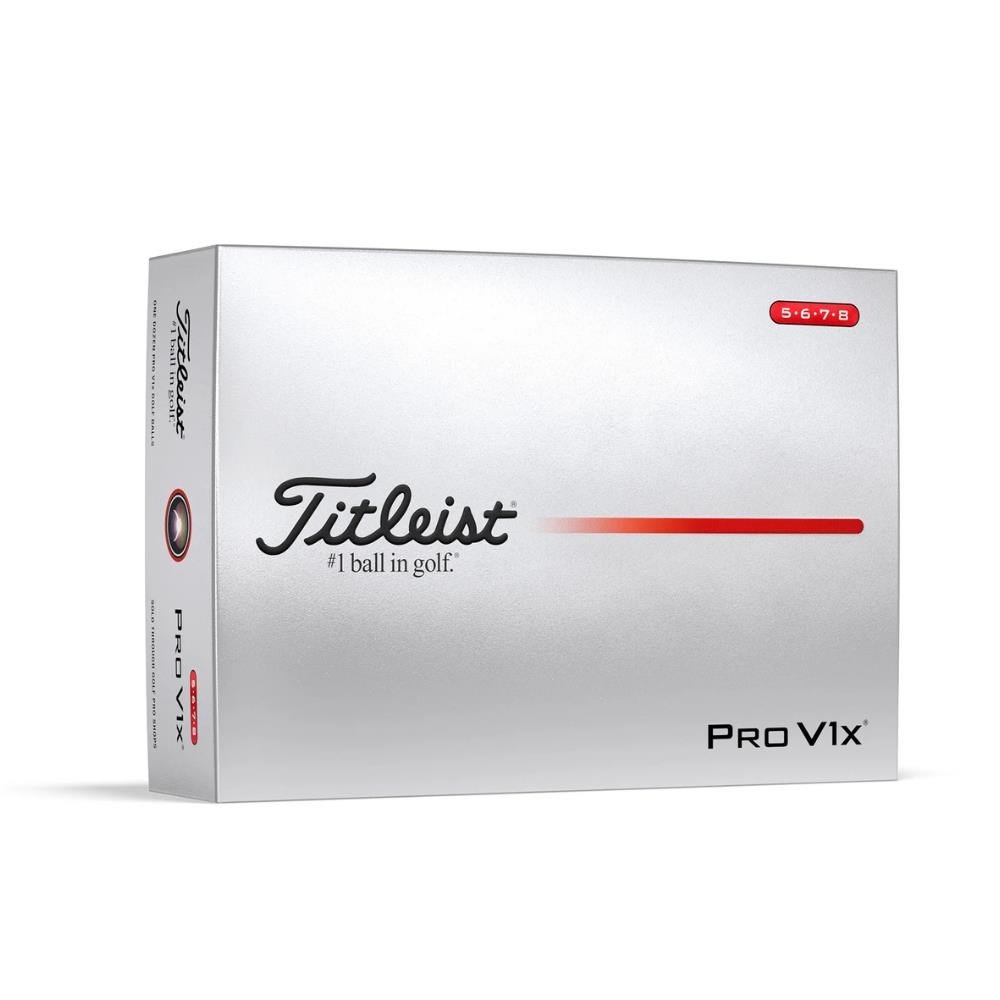 Titleist Pro V1x 2025 palline da golf High Number (#5 - #8)