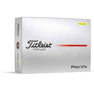 Titleist Pro V1x 2025 palline da golf, gialle