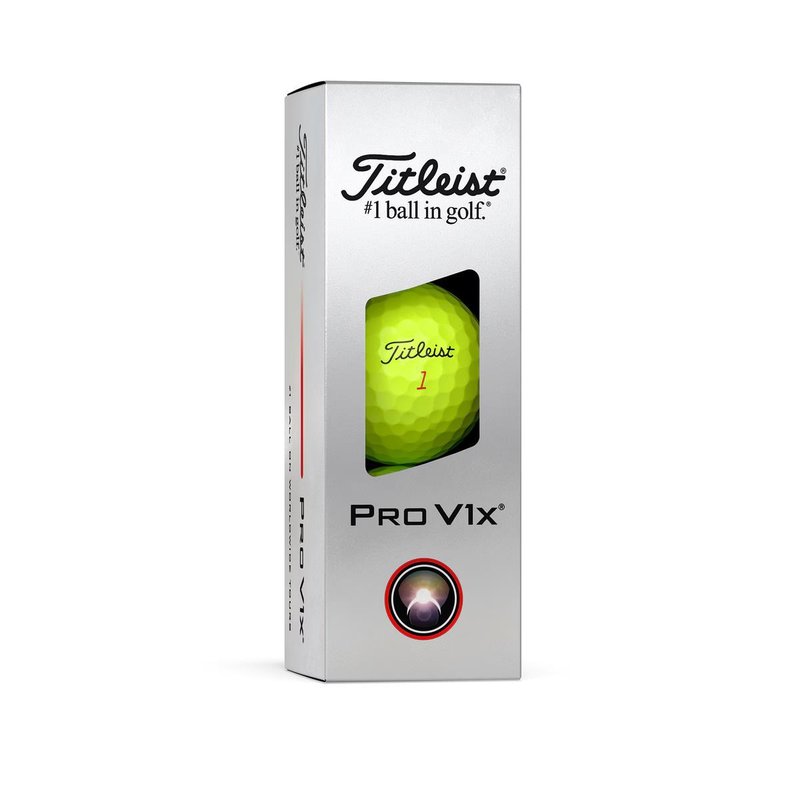 Titleist Pro V1x 2025 palline da golf, gialle