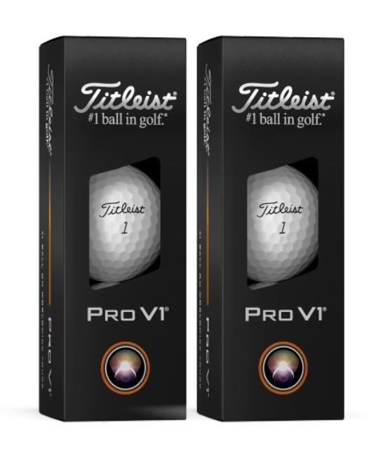 Titleist Pro V1 2025 palline da golf, confezione da 6 con sacchetto