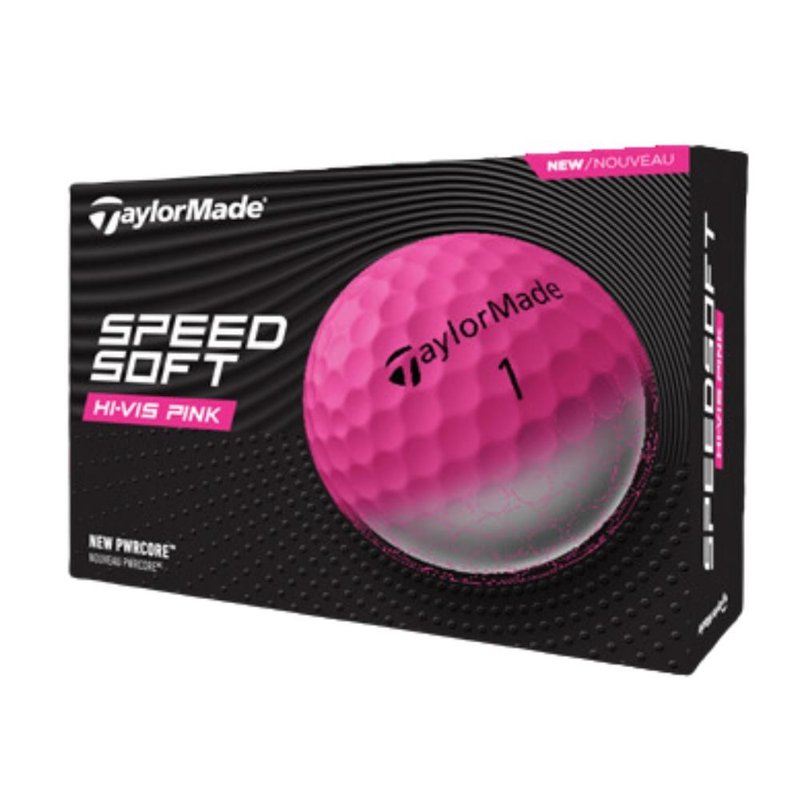 TaylorMade SpeedSoft palline da golf, rosa