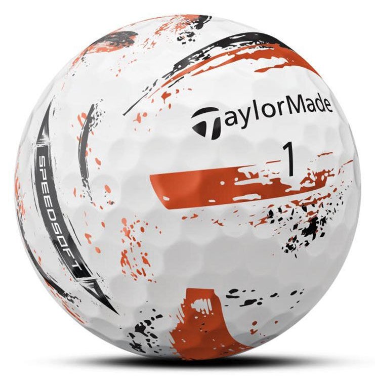 TaylorMade SpeedSoft Ink palline da golf (12 palline), multi