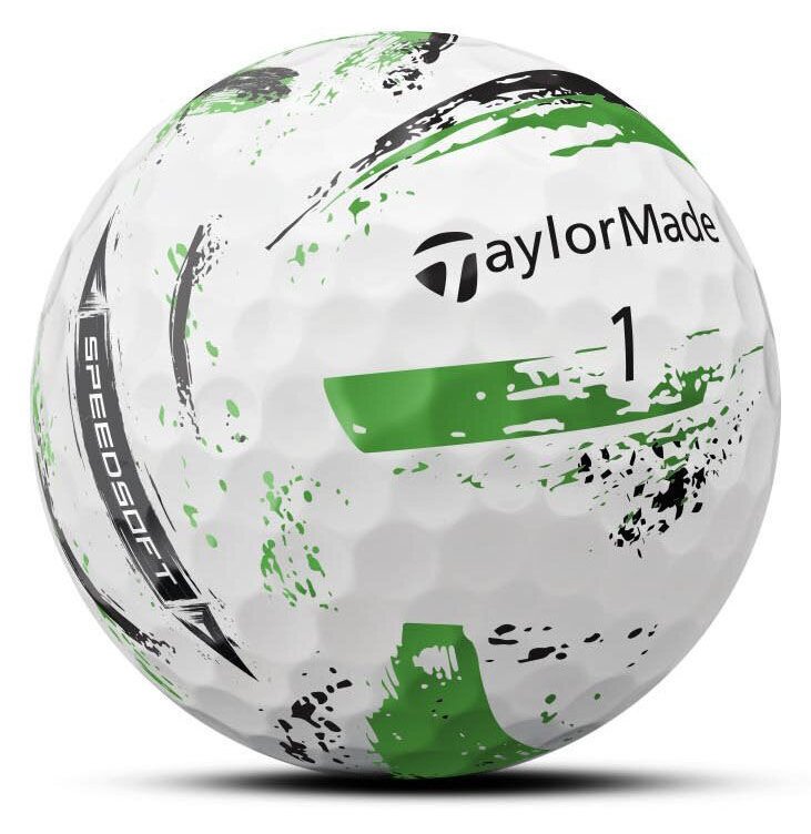 TaylorMade SpeedSoft Ink palline da golf (12 palline), multi