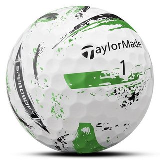TaylorMade SpeedSoft Ink palline da golf (12 palline), multi
