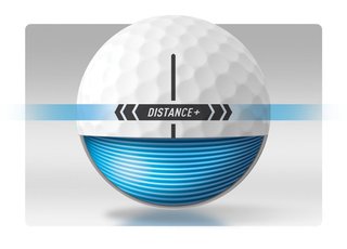 TaylorMade Distance+ palline da golf (12 palline)