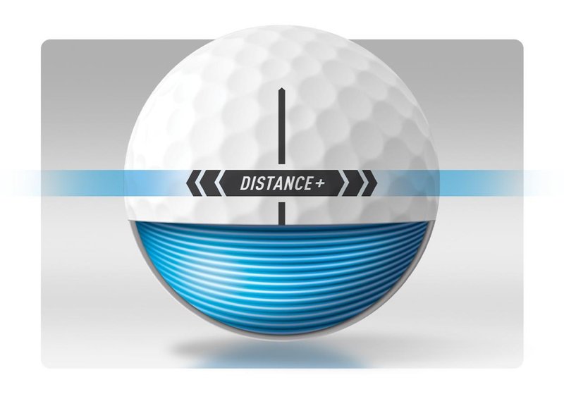 TaylorMade Distance+ palline da golf (12 palline)