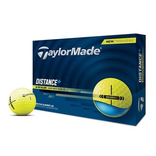 TaylorMade Distance+ palline da golf, gialle