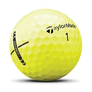 TaylorMade Distance+ palline da golf, gialle