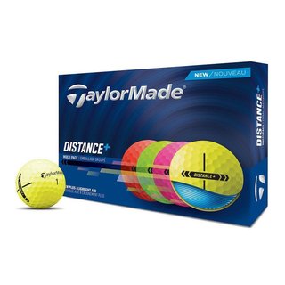 TaylorMade Distance+ palline da golf (12 palline), multi pack