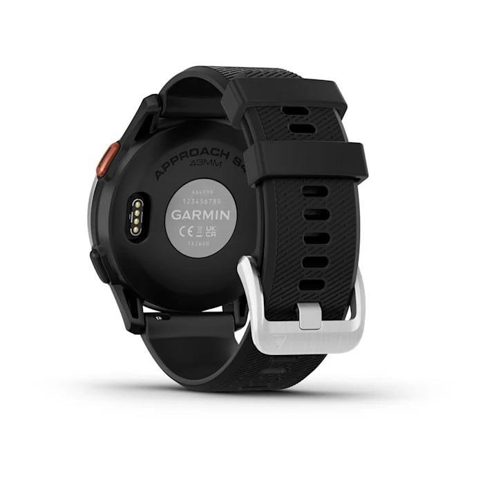 Garmin Approach S44 GPS orologio da golf, nero/argento alluminio