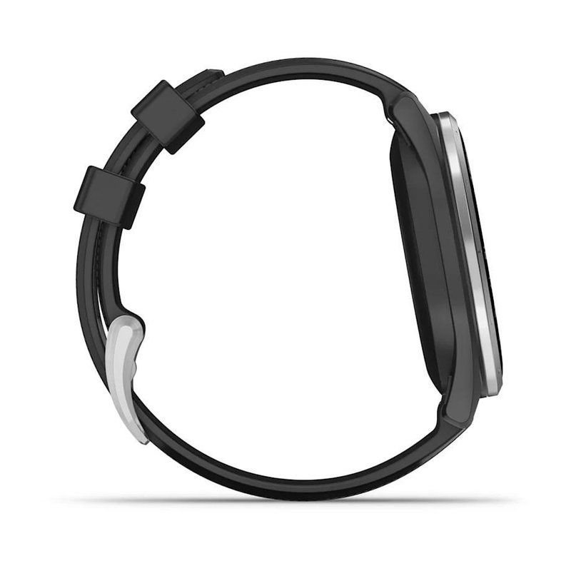 Garmin Approach S44 GPS orologio da golf, nero/argento alluminio
