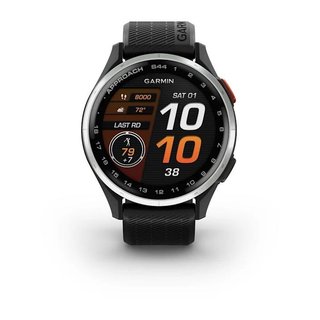 Garmin Approach S44 GPS orologio da golf, nero/argento alluminio